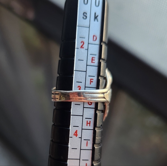 Handmade Sterling Silver 925 Vintage Baroque Pearl Floral Ring Sz 3 - Picture 6 of 8